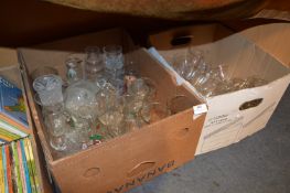Two Boxes of Assorted Drinking Glassware