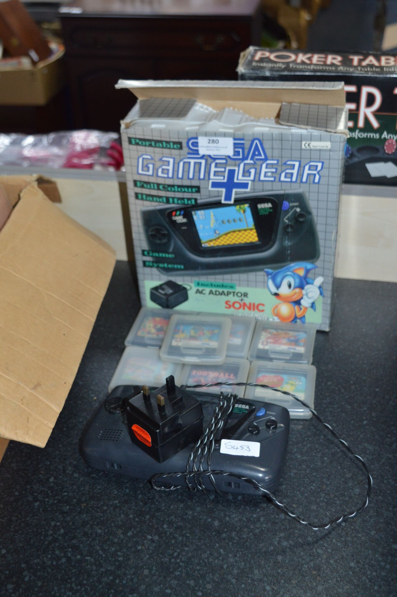 Sega Game Gear with Seven Games