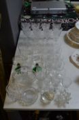 Selection of Drinking Glassware and Ornaments