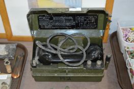 Military Field Telephone Set