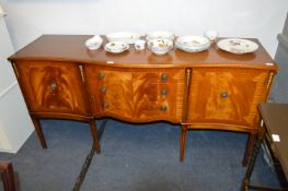 Mahogany Serpentine Front Sideboard