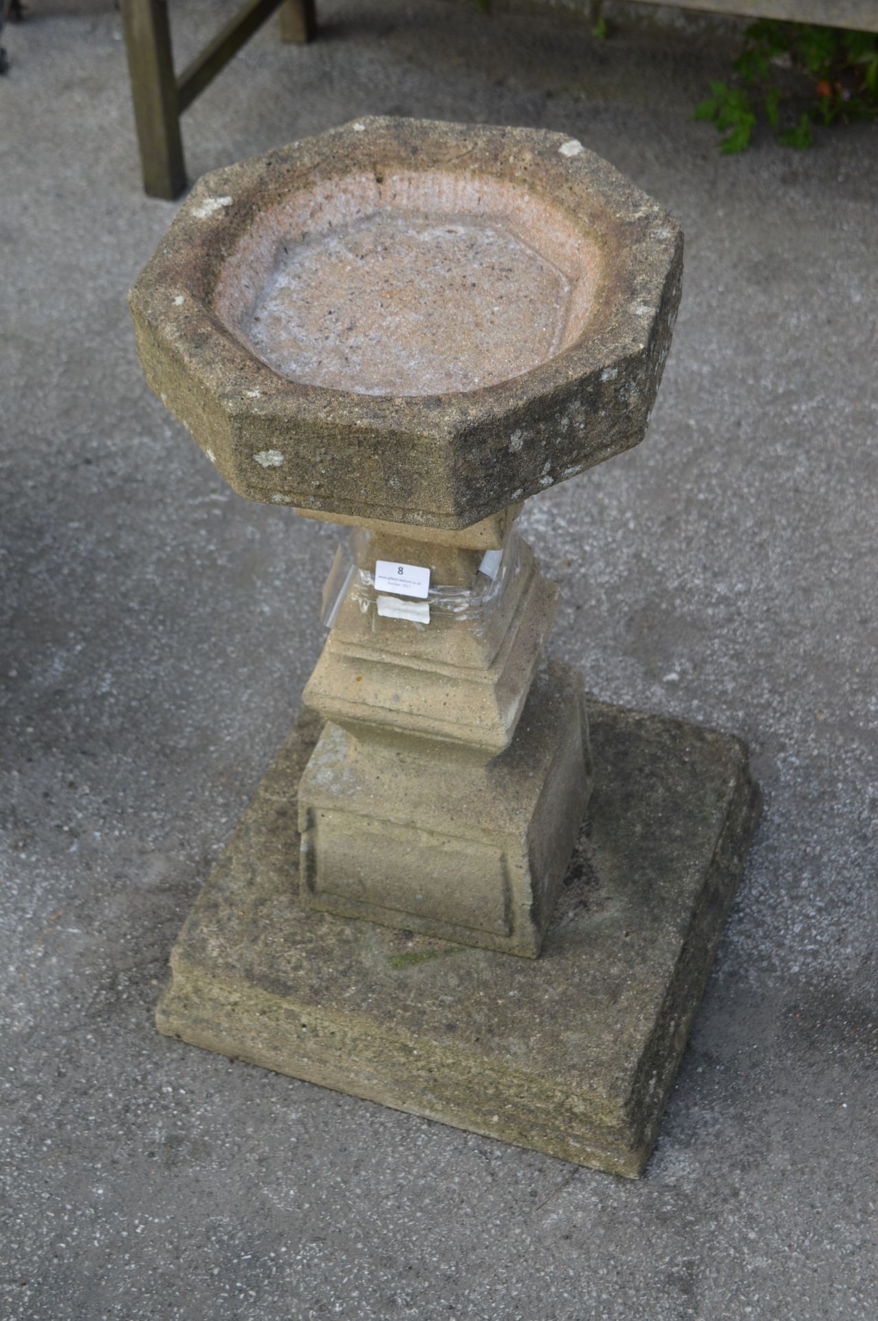 Concrete Birdbath