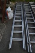 10ft Double Extending Aluminium Ladder
