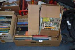 Box of Vintage Books and Magazines - Woodworking,