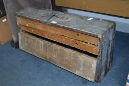 Carpenter's Pine Toolbox and Contents