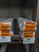 *Two Boxes of 5 300mm Round Smooth Files