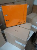 Four Packs of Three Lever Arch Folders (Orange)