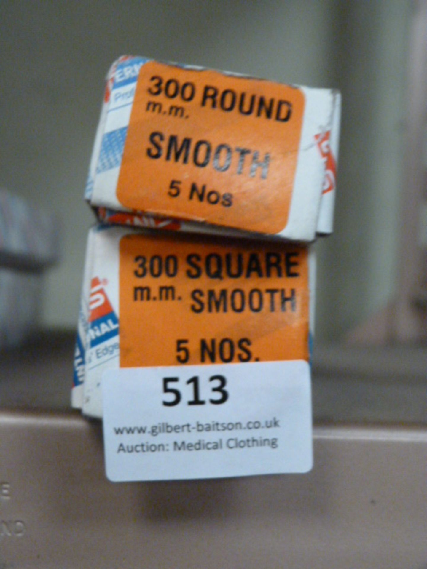 *Box of 5 300mm Round Smooth Files and a Box of 5