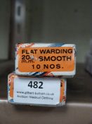 *Two Boxes of 10 200mm Flat Warding Smooth Files