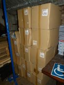 Twenty Six Boxes of Mani TW100 Flat Lids (Transpar