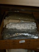 Box of Mixed Decorative Lace Edging and Sequin Tri