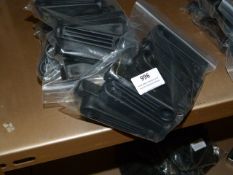 *Five Bags of 10 Black Plastic File Handles