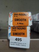 *Two Boxes of 5 Round Smooth Files
