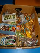 Box of Mixed Bracelets and Bangles