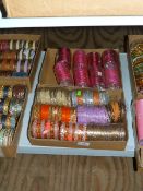 Two Boxes of Asian Style Costume Jewelry Bracelets