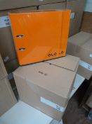 Four Packs of Three Lever Arch Folders (Orange)