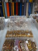 Four Trays of Asian Style Costume Jewellery Bracel