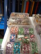 Four Trays of Asian Style Costume Jewellery Bracel