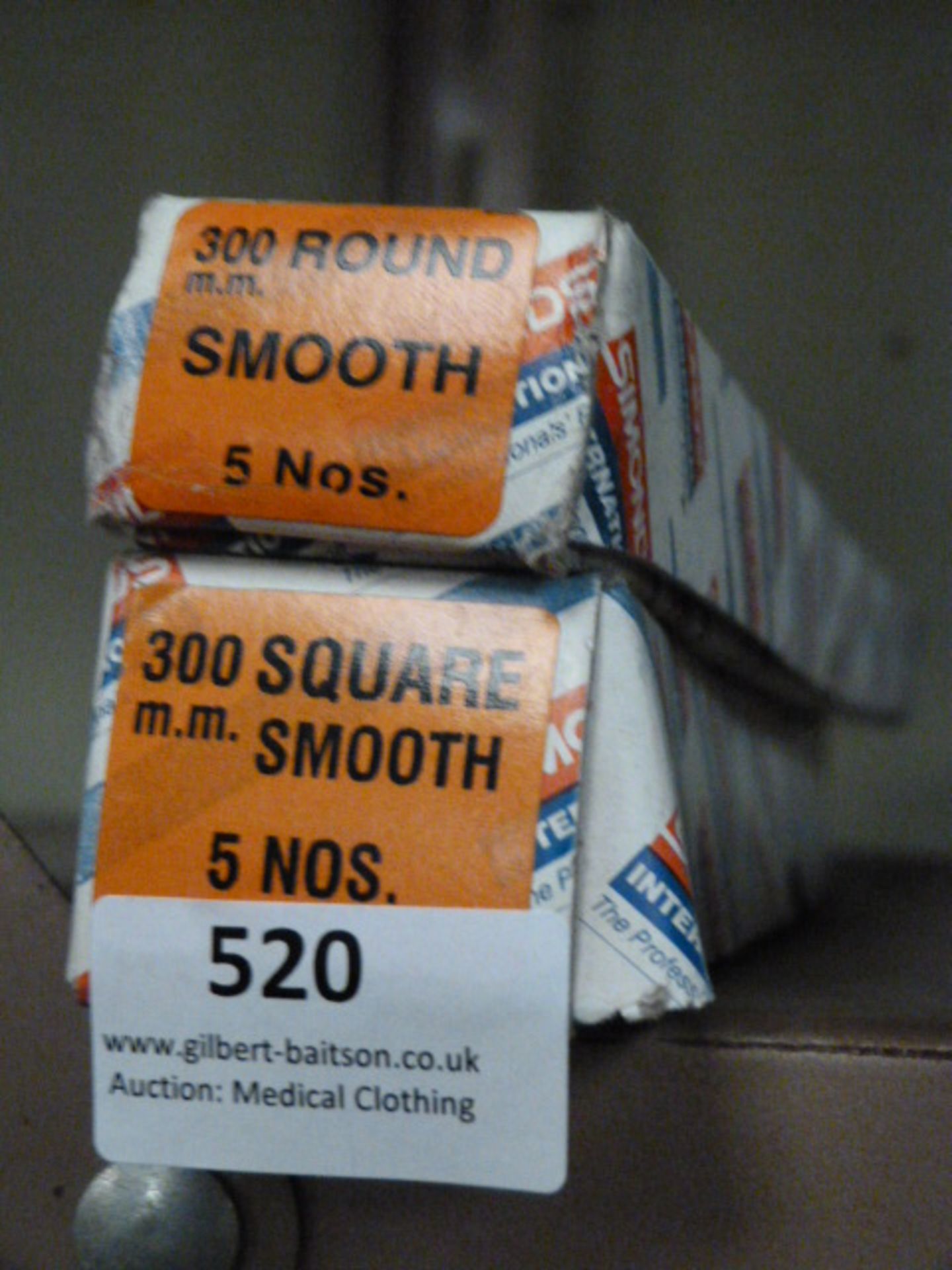 *Box of 5 300mm Round Smooth Files and a Box of 5