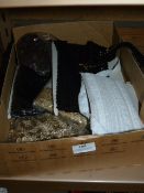 Box of Mixed Decorative Lace Edging and Sequin Tri