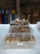 Three Trays of Asian Style Costume Jewellery Brace