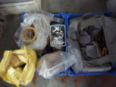 *Two Trays of Curtain Pole Fittings
