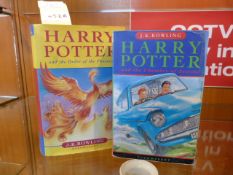 Two First Edition Harry Potter Books - Chamber of Secrets & Order of the Pheonix