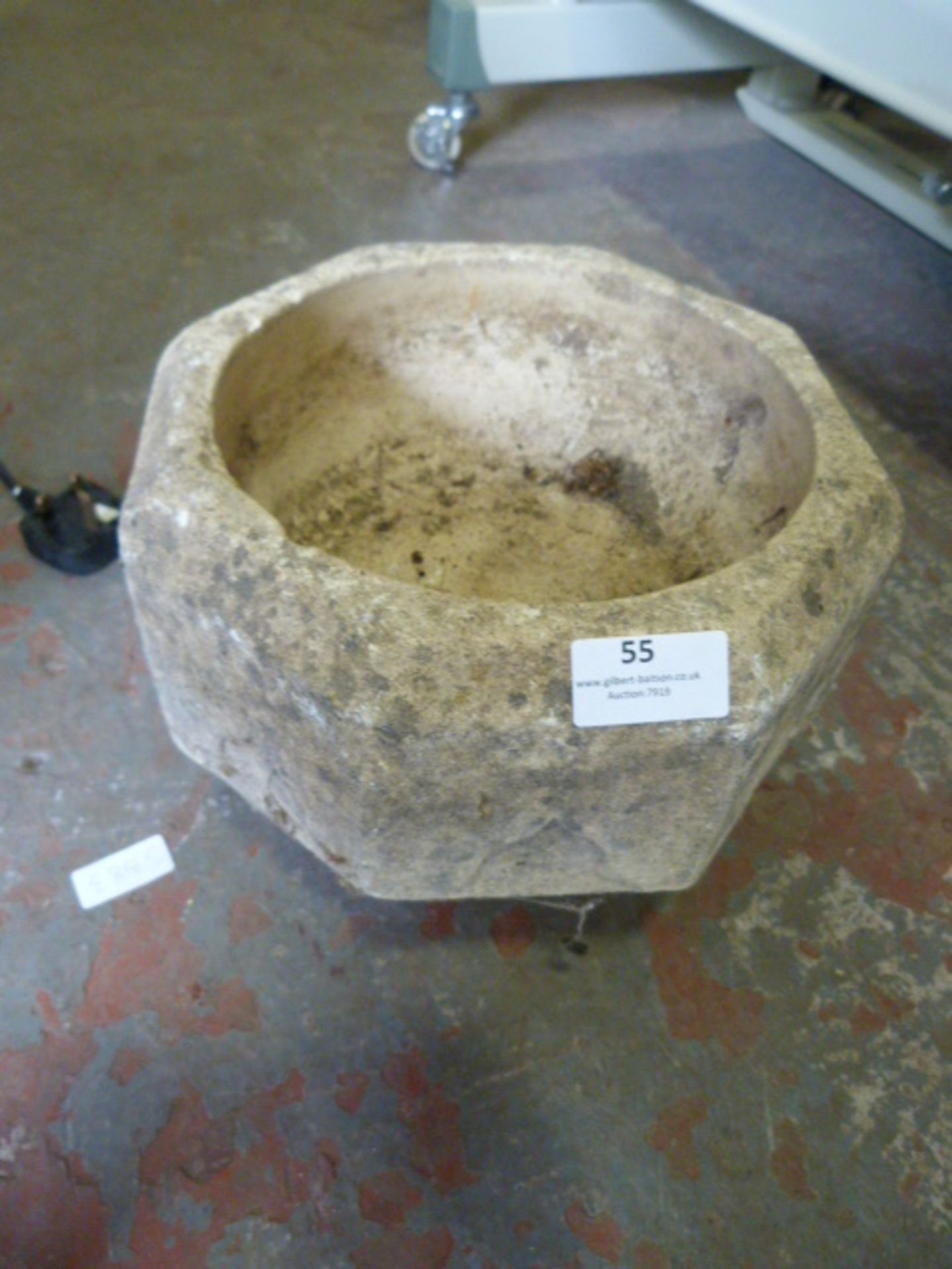 Small Composite Stone Birdbath