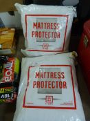 Two Single Mattress Protectors
