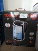 *Tower 1.7L Colour Changing Glass Kettle