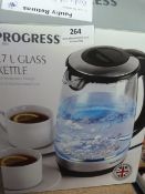 *Progress 1.7L Glass Kettle