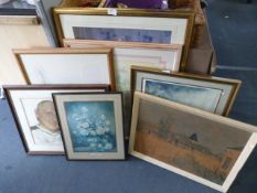 Quantity of Large Framed Prints