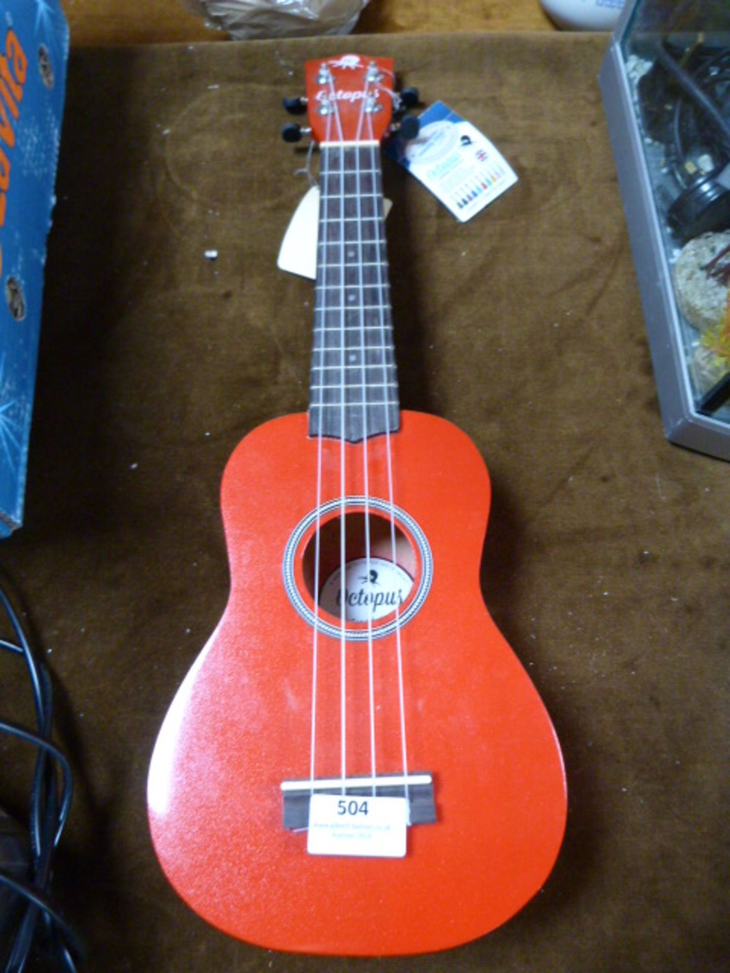 Red Octopus Ukulele