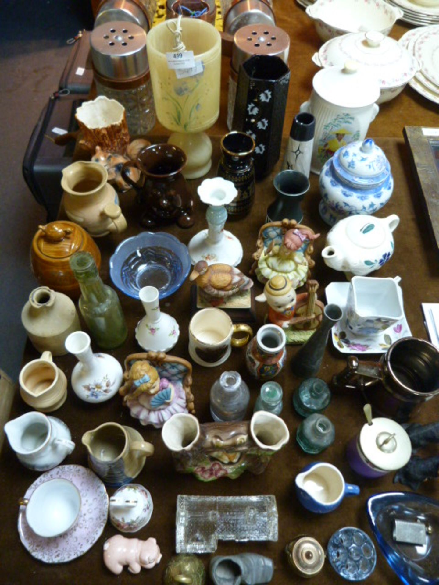 Pottery Vases, Figurines, Glassware, Hornsea Potte
