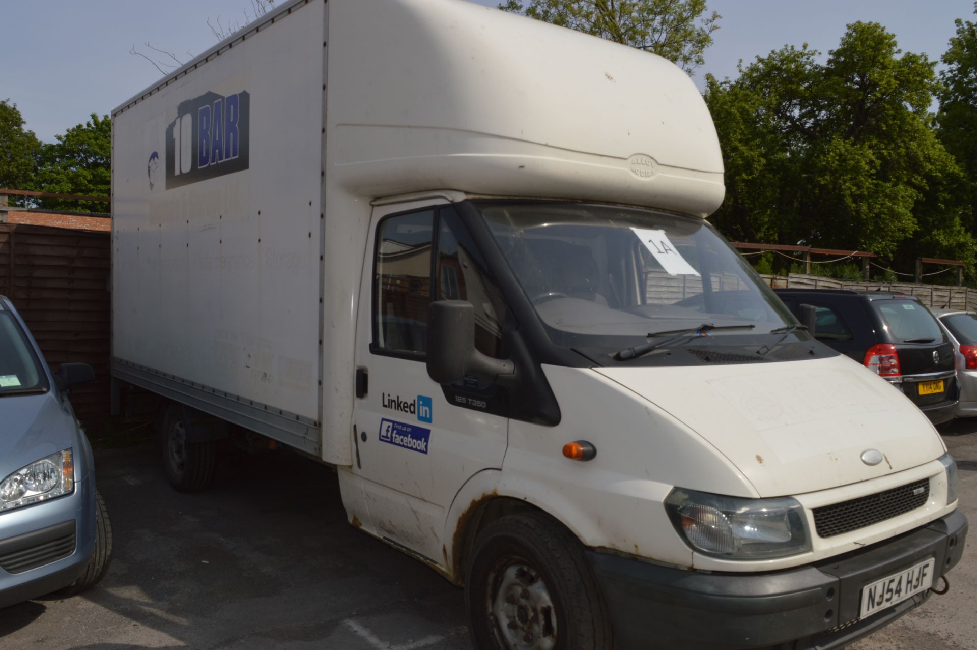 Ford Transit 125 T350 Luton Van Reg:NJ54 HJF