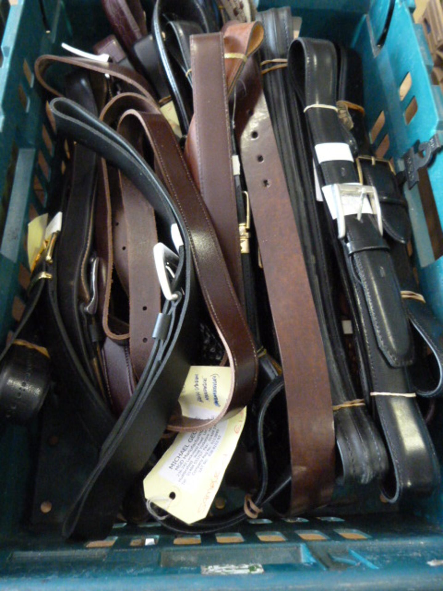 Box of Assorted Belts