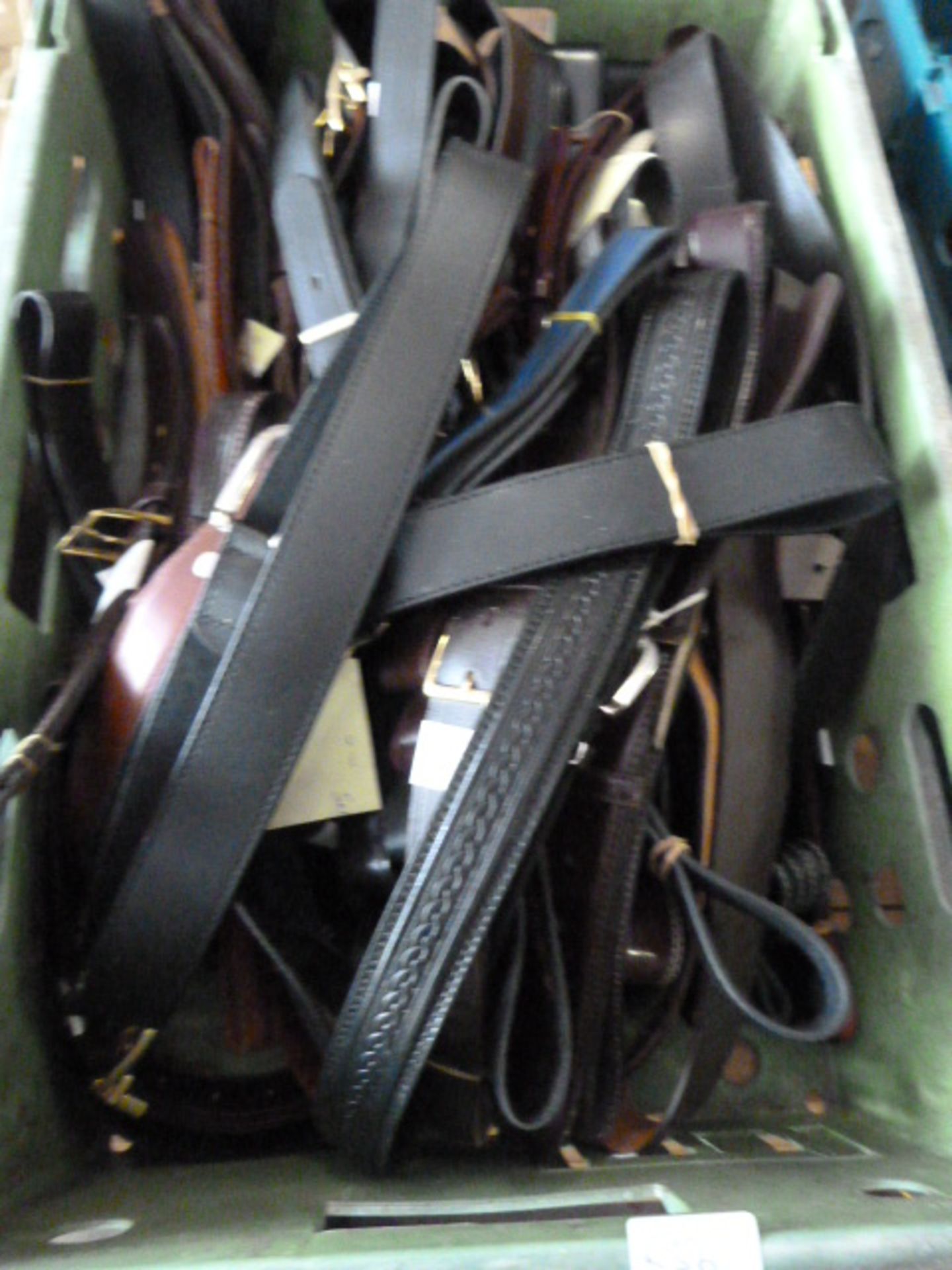 Box of Assorted Belts