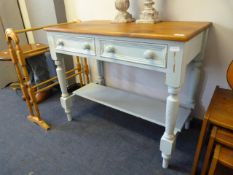 Painted Pine Hall Table