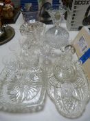 Drinking Glassware, Decanter, Trays, Celery Vase,