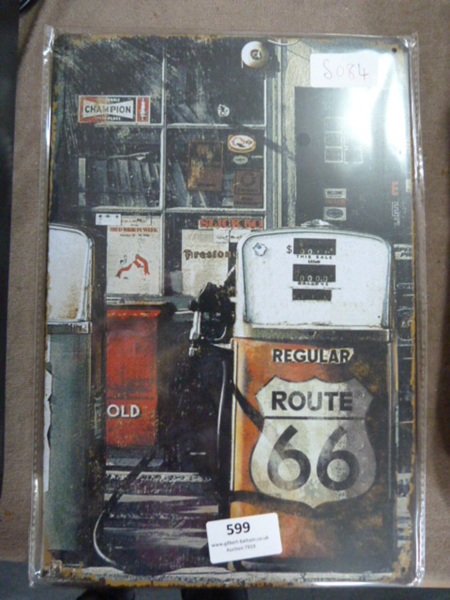 Printed Metal Sign - Route 66