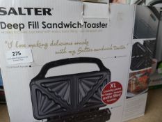 *Salter Deep Fill Sandwich Toaster