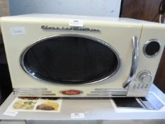 Retro Style Microwave Oven