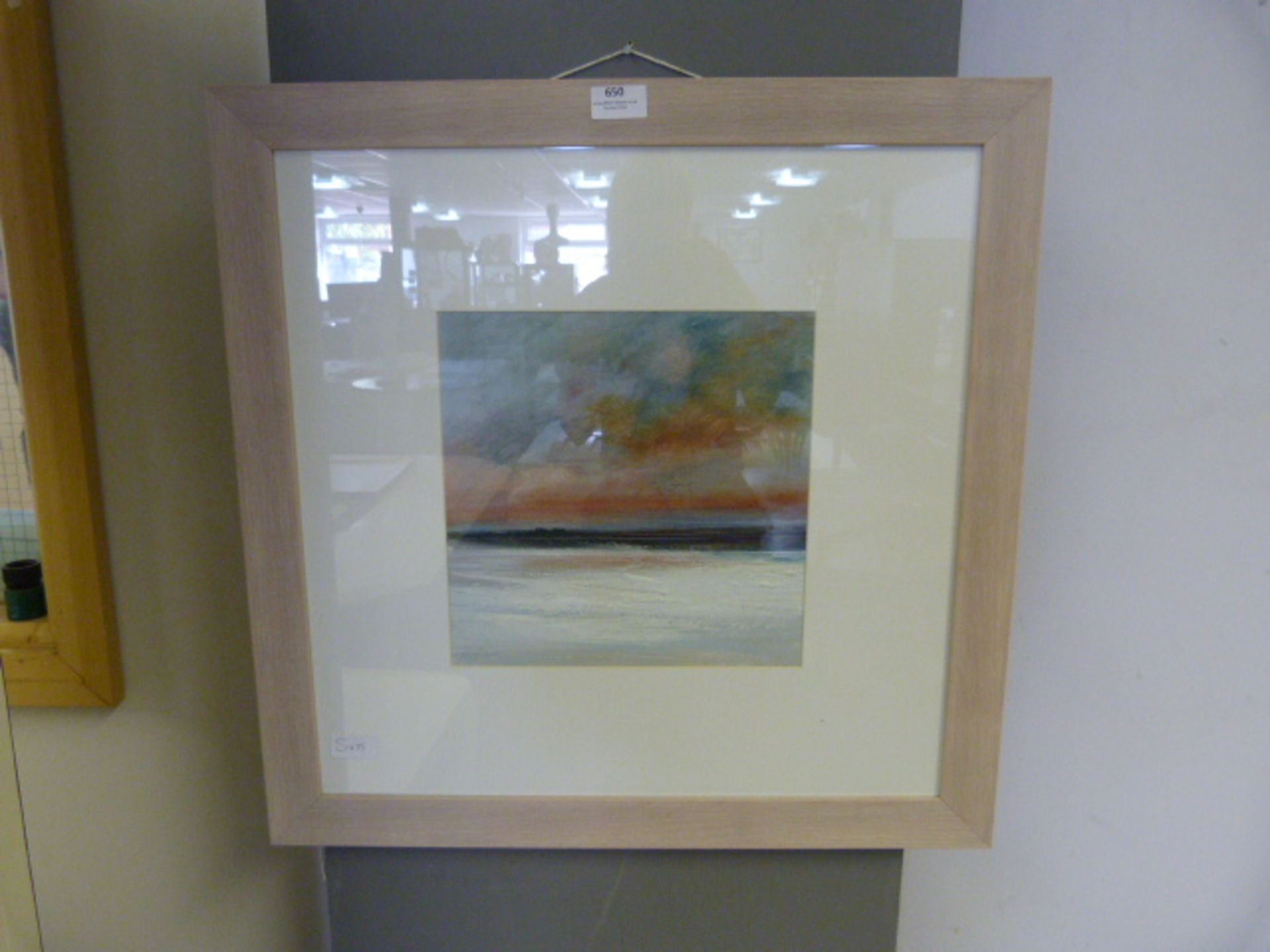 Framed Giclee Painting - Coastal Scene Signed Hort