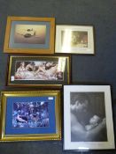 Five Framed Prints