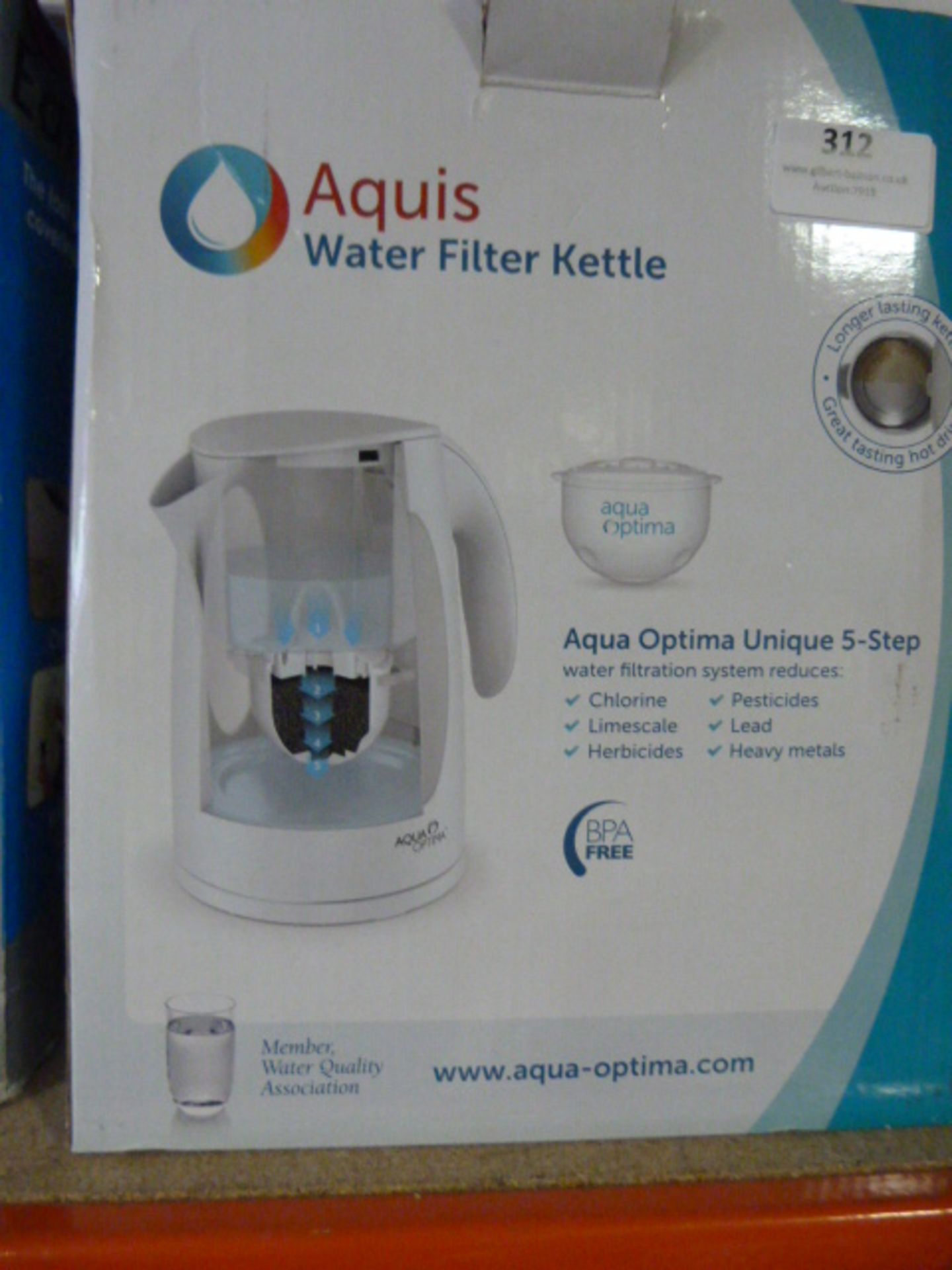 *Aquis Water Filter Kettle