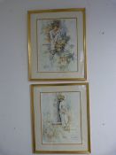 Two Framed Prints of Children