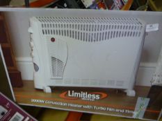 *Limitless 2000W Convection Heater with Turbo Fan