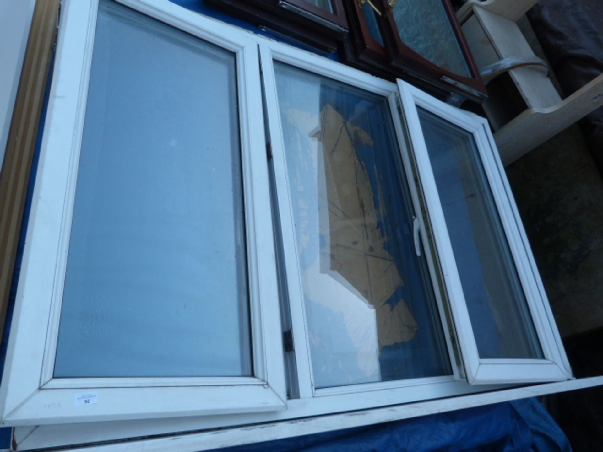 Triple Glazed Window Frame with Two Opening Window