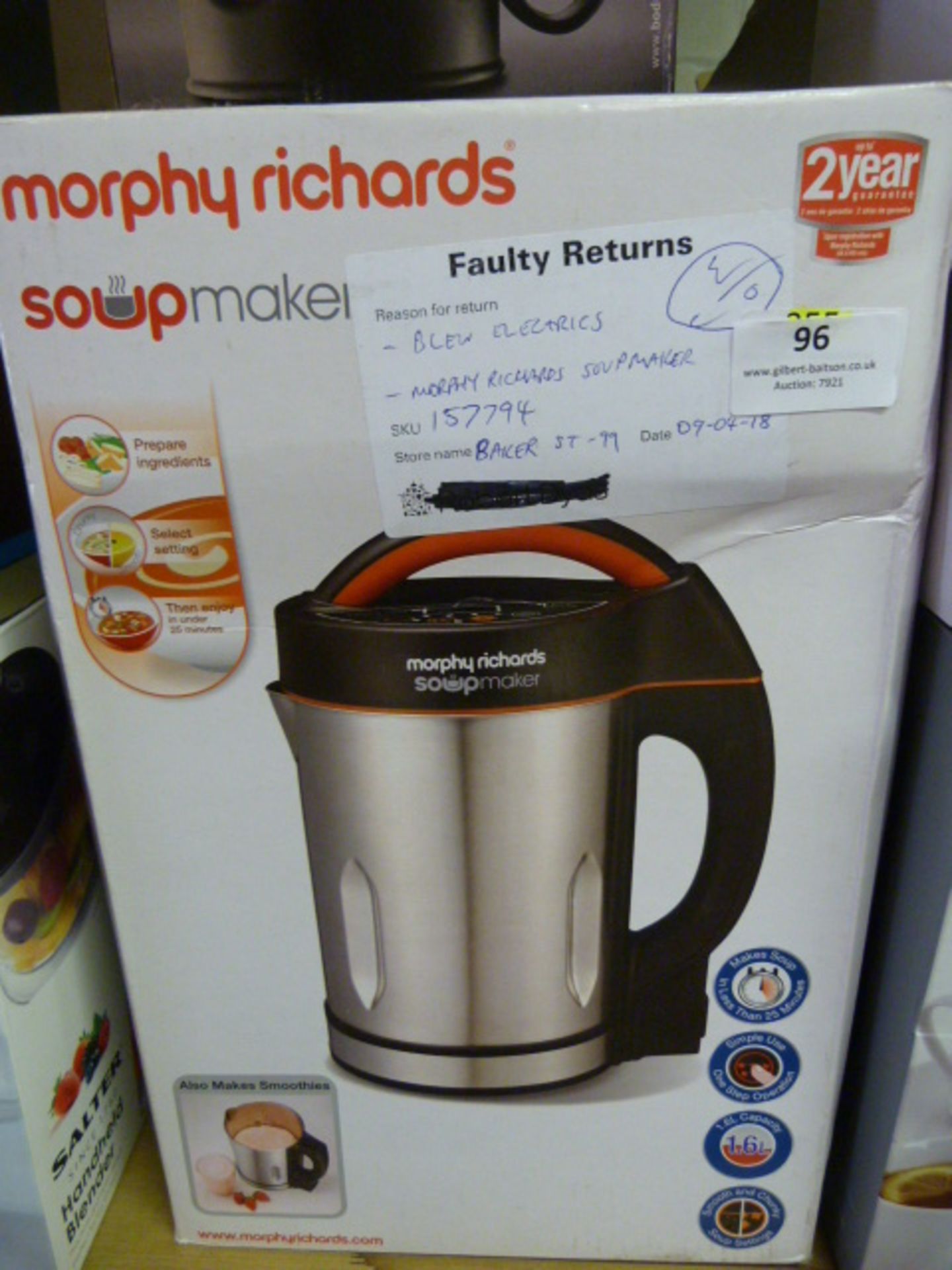 *Morphy Richards Soup Maker