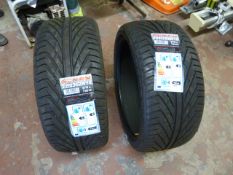Two Sunew Tyres 225/35ZR18